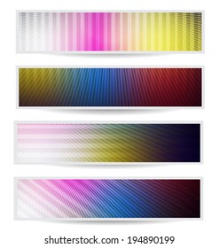Vector illustration of  abstract  banner  background