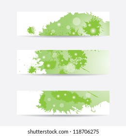 Vector illustration of abstract banners.