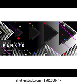 Vector illustration, Abstract banners set of circuit board on hexagons background. Hi-tech digital technology and engineering, digital telecom concept. futuristic on dark black color background