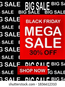 
Vector Illustration of Abstract Black Friday Sale Poster