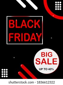 
Vector Illustration of Abstract Black Friday Sale Poster