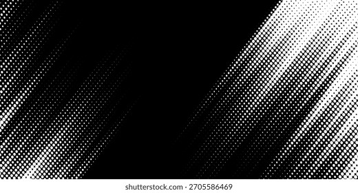 Ilustración vectorial de fondo abstracto de textura de grunge en blanco y negro