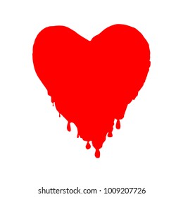 Vector illustration with abstract blood drop for World blood donor day - June 14. Valentine's Day symbol. Vector illustration. Heart-shaped splash
