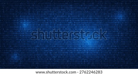 Vector illustration of abstract blue binary code of cyber criminals and hacker for cyber security artwork and background.
