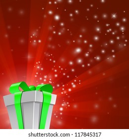 Vector Illustration of Abstract blue Light background