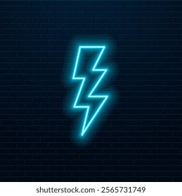 Vector illustration of abstract blue lightning on black background. Blitz Lightning Thunder Light Sparks Storm Flash Thunderstorm. Charge thunder shock.