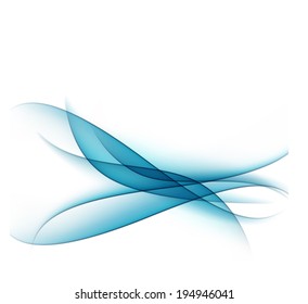 Ilustración vectorial del fondo abstracto del papel azul. Eps10. 