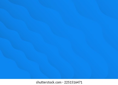 Vector illustration abstract blue patter seamless curve shell gradient color 3d shape motion