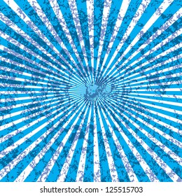 Vector illustration of an abstract blue wallpaper.