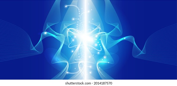 Vektorgrafik des abstrakten blauen Hintergrund