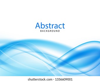 Vector illustration Abstract blue and white Soft background design