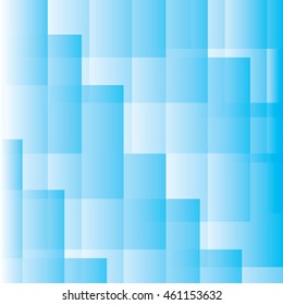 Vector illustration of abstract blue and white background. 