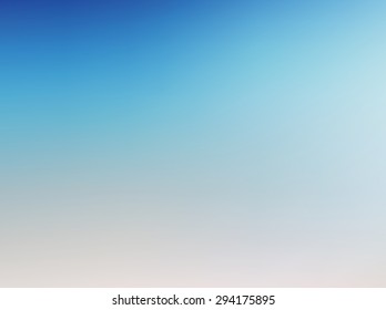 Vector illustration of abstract blur blue background