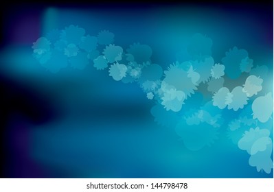 Vector illustration of an abstract blurry background.
