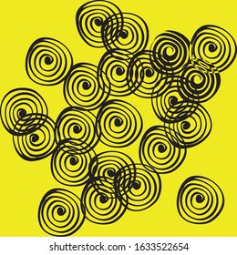 Vector illustration Abstract bright multi-colored floral pattern. Design for wrapping paper, wallpaper, covers, print textile.