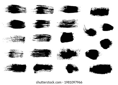 Vector illustration abstract vector brushes for your design. Abstract black lines vector brushes for design.