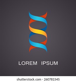 Vector illustration of an abstract character on a theme medicine