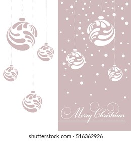 Vector illustration abstract Christmas