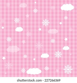 Vector illustration abstract Christmas and baby Background - eps10