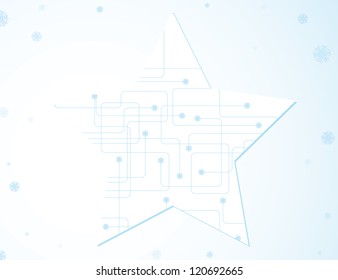 Vector Illustration Abstract Christmas Background