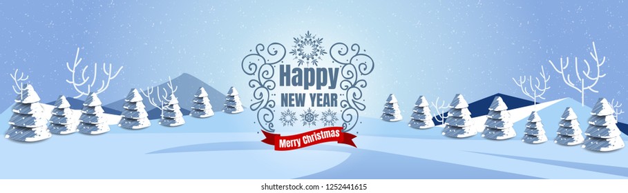 Vector illustration abstract Christmas Background