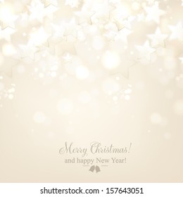 Vector illustration abstract Christmas Background 