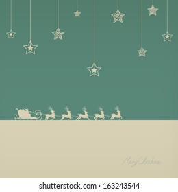 Vector Illustration of an Abstract Christmas Background