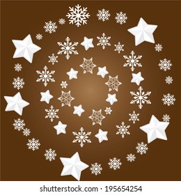 Vector illustration abstract Christmas Background - eps10 