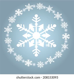 Vector illustration abstract Christmas Background - eps10
