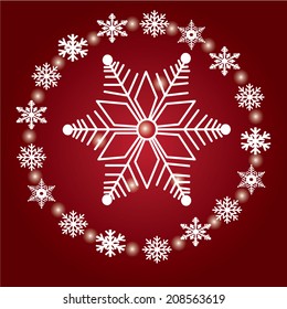 Vector illustration abstract Christmas Background - eps10