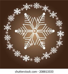 Vector illustration abstract Christmas Background - eps10