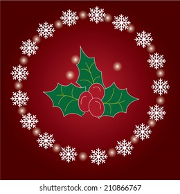 Vector illustration abstract Christmas Background - eps10