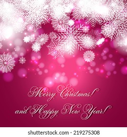 Vector illustration abstract Christmas Background 