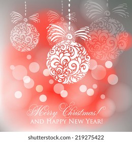 Vector illustration abstract Christmas Background 