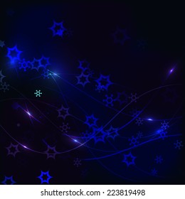 Vector illustration of abstract Christmas Background