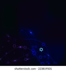 Vector illustration of abstract Christmas Background