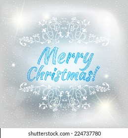 Vector illustration of abstract Christmas Background