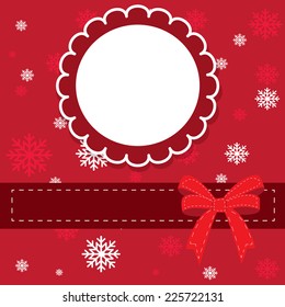 Vector illustration abstract Christmas Background and Baby background with frame - eps10