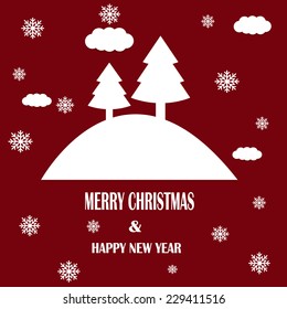 Vector illustration abstract Christmas Background - eps10