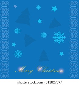 Vector illustration abstract Christmas Background - eps10