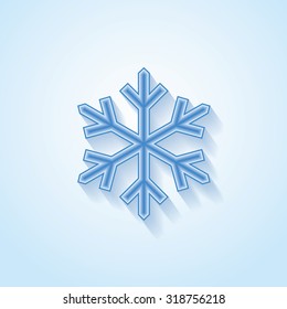 Vector illustration abstract Christmas Background. Greeting card with snowflakes