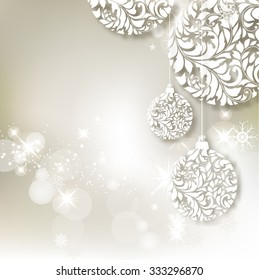Vector illustration abstract Christmas Background