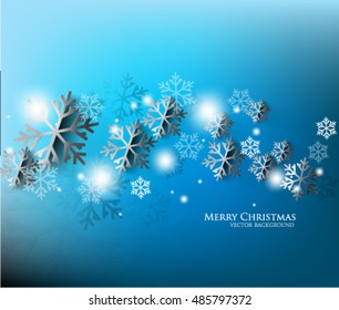 Vector illustration abstract Christmas Background
