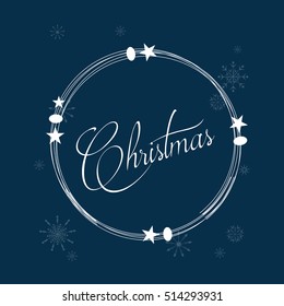 Vector illustration abstract Christmas Background