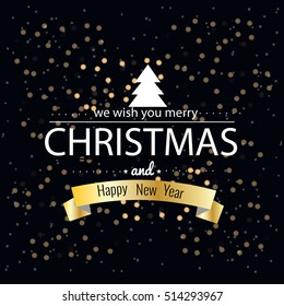Vector illustration abstract Christmas Background