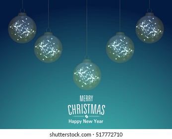 Vector illustration abstract Christmas Background