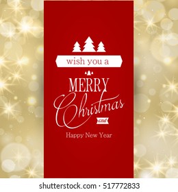 Vector illustration abstract Christmas Background
