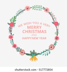 Vector illustration abstract Christmas Background