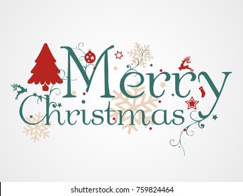 Vector illustration abstract Christmas Background