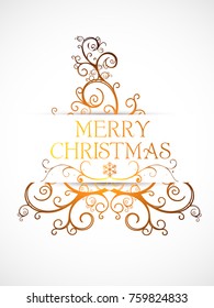 Vector illustration abstract Christmas Background